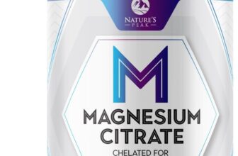 Magnesium Citrate 1000mg Capsules – Extra Strength Magnesium Supplement