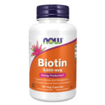 NOW FOODS Biotin 5 000 mcg 120 Veg Capsules