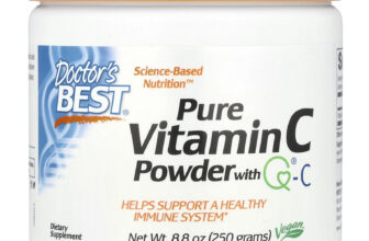 Doctor s Best Pure Vitamin C Powder with Q-C 8 8 oz 250 g Gluten-Free, Soy-Free,