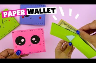 Easy NO GLUE origami paper WALLET [DIY origami wallet]