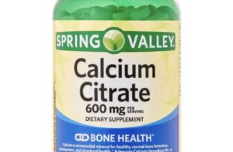 Spring Valley Calcium Citrate Dietary Supplement, 600 mg, 300 count