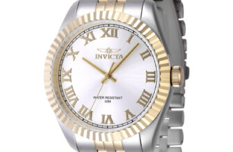 Invicta Men’s Watch Specialty Silver Dial Two Tone Steel Bracelet Quartz 47402