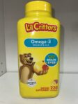 LIL CRITTERS Omega 3, EPA, DHA& ALA, 220 Gummies NEW!! EXP 06/2025 Limited Stock