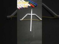 How to make paper bow and arrows l archery craft  #archery  #origami #diy