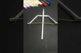 How to make paper bow and arrows l archery craft  #archery  #origami #diy