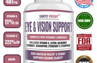 Eye & Vision Support – Lutein & Zeaxanthin for Eye Health & Clarity | 60 Capsule