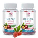 Strong strands – HAIR, SKIN & NAILS – Radiant complexion 2 Bottles 120 Gummies