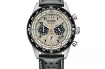 New  Citizen Chronograph Eco-drive White Dial Men’s Watch