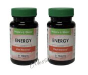 2 Bottles Energy May Support Vital Stamina 21 Tablets People’s Choice New