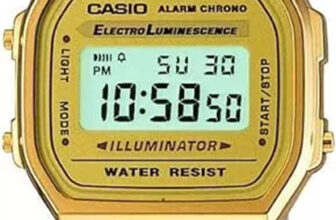 CASIO A168WG MEN’S GOLD TONE STAINLESS STEEL DIGITAL WATCH UNISEX VINTAGE NEW