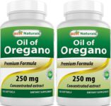 2 Pack Best Naturals Oregeno oil 250 mg 120 Softgels