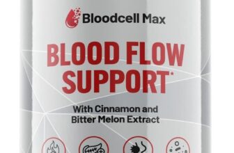 1 Pack – Bloodcell Max Blood Flow Support Pills – Blood Flow Supplement-60 Caps