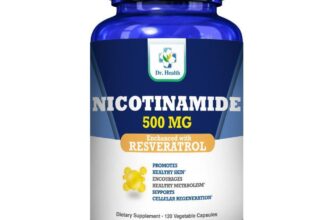 Nicotinamide 500mg w.Resveratrol 100mg 120 Vegan caps Antioxidant Anti Aging new