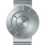 ISSEY MIYAKE TO Tio Yoshioka Tokujin design NY0N001 Silver Men Watch with Box