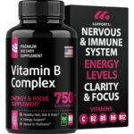 Vitamin B complex capsules, biotin, folate, vitamin C complex