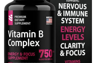 Vitamin B complex capsules, biotin, folate, vitamin C complex