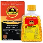 Seven Seas Cod Liver Fish Oil – 500 Capsules with Vitamin A and D plus Omega3