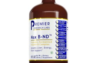 Premier Research Labs: Max B-ND Liquid Vitamin B-Complex for Liver & Brain He…