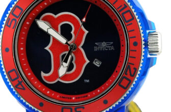 NEW INVICTA 43138 MLB BASEBALL BOSTON RED SOX WATCH QUARTZ ANATOMIC 51.5MM