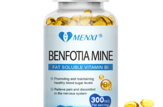 Benfotiamine 300mg 120 Veg Capsules Fat Soluble Thiamine Vitamin B1 Health MENXI