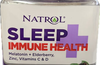 Natrol Melatonin Gummies Immune Booster 50ct Zinc Vitamin C Elderberry Sleep