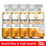 Magnesium Glycinate Supplement 400mg High Absorption Magnesium 120/240/480Caps