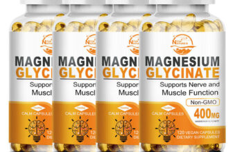 Magnesium Glycinate Supplement 400mg High Absorption Magnesium 120/240/480Caps