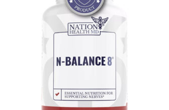 Nation Health MD N-BALANCE 8 Nerve Support Supplement for Nerve Pain Pack of 1