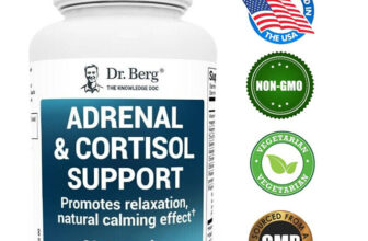 Dr. Berg Adrenal & Cortisol Capsules – Supplement Manager Mood, Focus,Relaxation