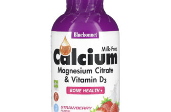 Liquid Calcium, Magnesium Citrate & Vitamin D3, Strawberry, 16 fl oz (473 ml)