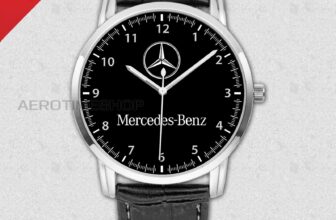 Mercedes Benz Logo Custom Quartz Watch Stainless Steel Mens Wristwatches MER1