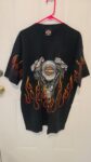 Vtg Harley Davidson Motorcycles Tshirt Bob Dron Oakland California 90s Men 2XL