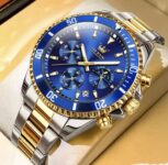 Affordable Blue Dial Luxury Watch – OLEVS 2870