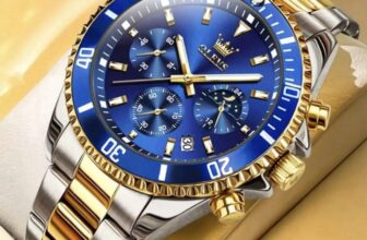 Affordable Blue Dial Luxury Watch – OLEVS 2870