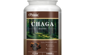 Chaga Extract 1000mg – Support Immune System Health, Digestive Boost, Non-GMO