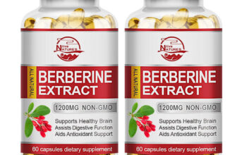 2Packs Berberine 1200mg – High Potency Berberine Capsules – Blood Sugar Support