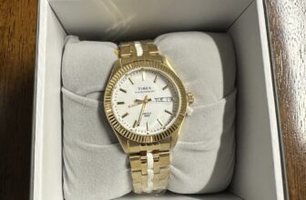 Timex Waterbury Gold-Tone IP Stainless Steel Women’s Quartz Watch