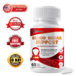 Blood Sugar Support – Blood Balance & Blood Pressure Supplement Non-GMO 60 Pills