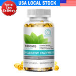 120 Digestive Enzymes Prebiotic & Probiotics Gas, Constipation & Bloating Relief