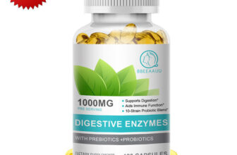 120 Digestive Enzymes Prebiotic & Probiotics Gas, Constipation & Bloating Relief