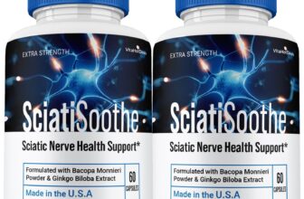 SciatiSoothe Capsules, Max Strength Pills Cognitive and Brain Health  (2 Pack)