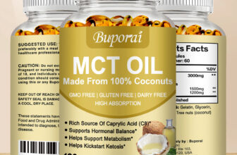 MCT Oil 3000mg – Organic Coconuts C8 C10 – Weight Loss, Energy, Inflammation