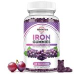 ReviNutra Iron Gummies – with Calcium, Zinc, Folate and Vitamin B12, C, B6 fo