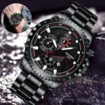 Waterproof Men’s Luxury Watch Stainless Steel Quartz Luminous Classic Wristwatch