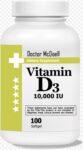 Vitamin D3 10,000IU, Helps Body Absorb Calcium, Treat Bone Disorders