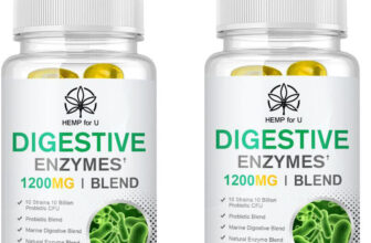 Probiotic Digestive Capsules Multi Enzymes 1200mg for Digestive Health 60/120