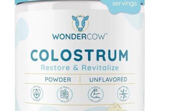 WonderCow Colostrum Restore & Revitalize – Dietary S, Unflavored, 60 Servings