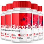 (5 Pack) Gluco Bio Blood Sugar Balance Pills, GlucoBio Heart Health 300 Capsules