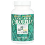 Source Naturals Yaeyama Chlorella 200 mg 600 Tablets Dairy-Free, Egg-Free,