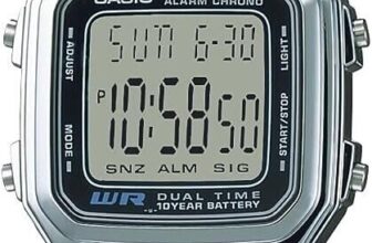 Casio Men’s A178WA-1A Illuminator Stainless Steel Watch